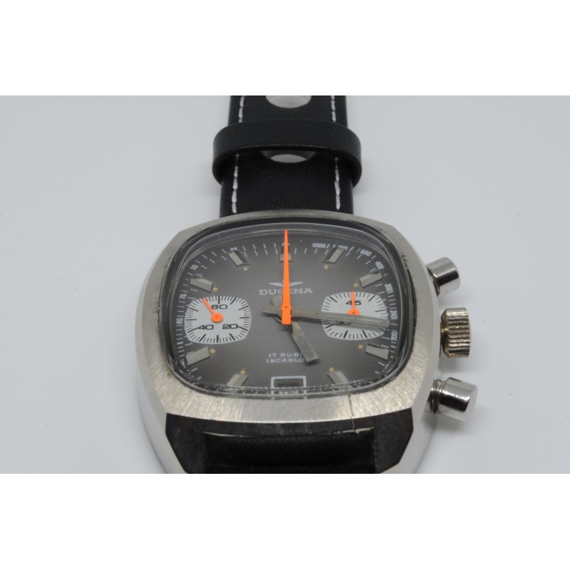 Dugena Handaufzug Chronograph Mit Valjoux 7734 R